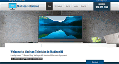 Desktop Screenshot of madisontelevisionrepair.com