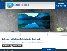 Tablet Screenshot of madisontelevisionrepair.com